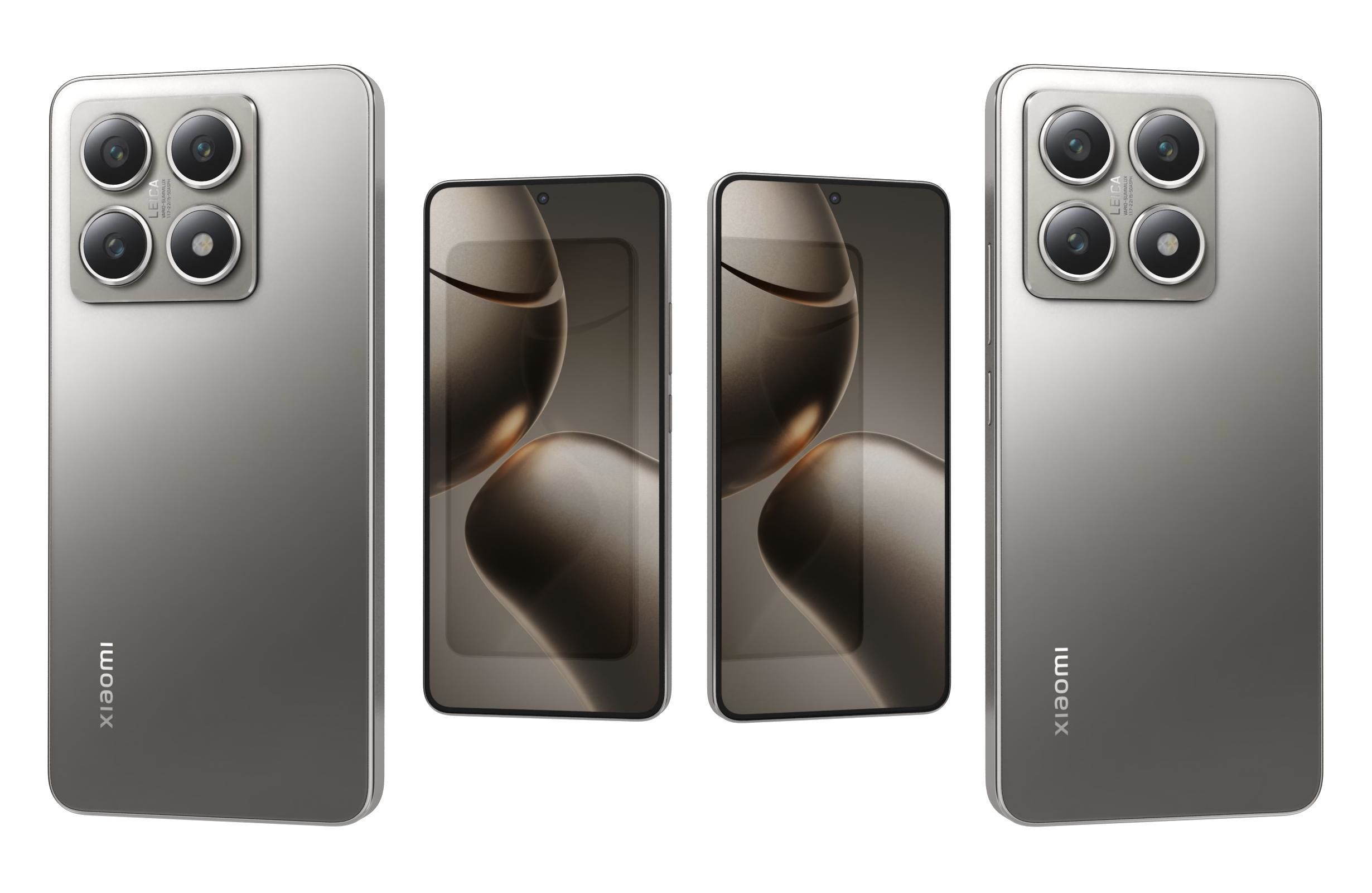 Xiaomi 14T Titan Gray 3D model_3