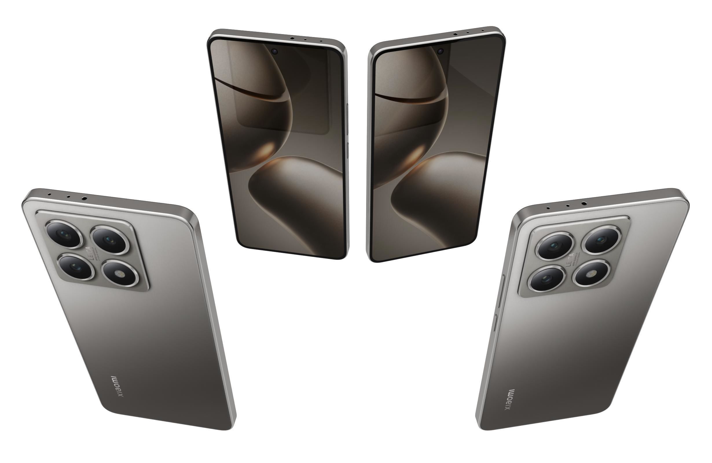 Xiaomi 14T Titan Gray 3D model_4