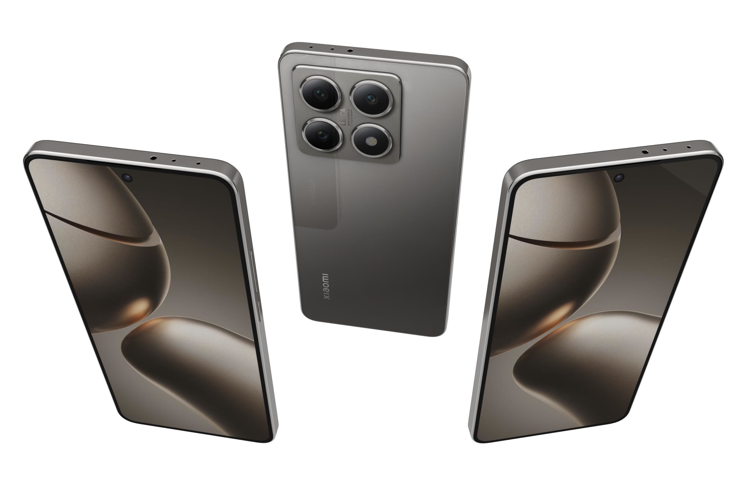 Xiaomi 14T Titan Gray 3D model_1