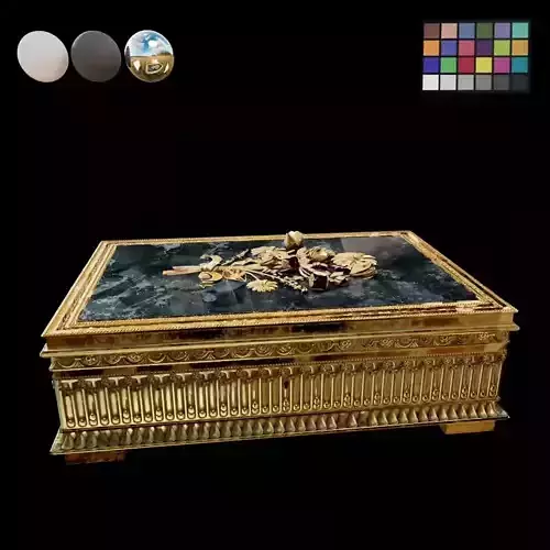 My 1900s French Gold and Marble Jewelry Box Project