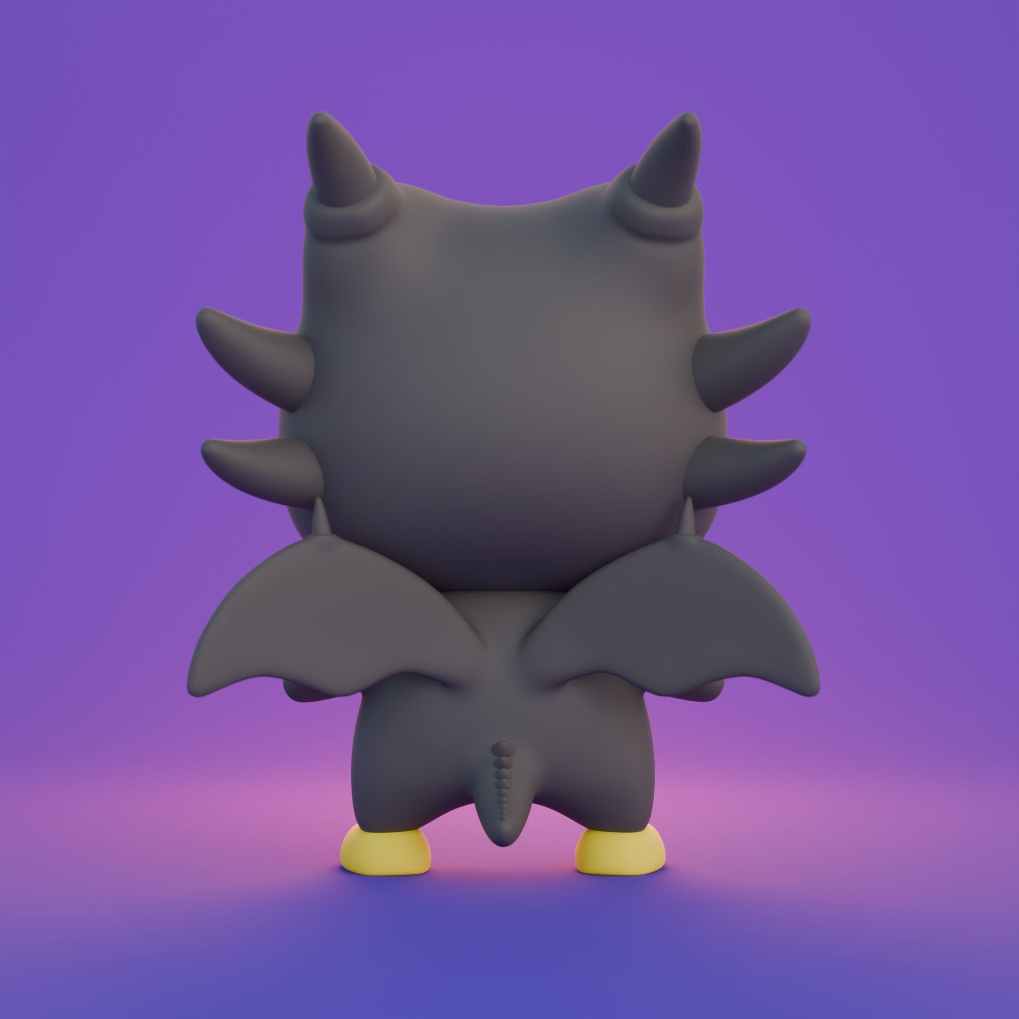 Hello Kitty Bad Badtz maru yugioh 2 designs 3D print model_3