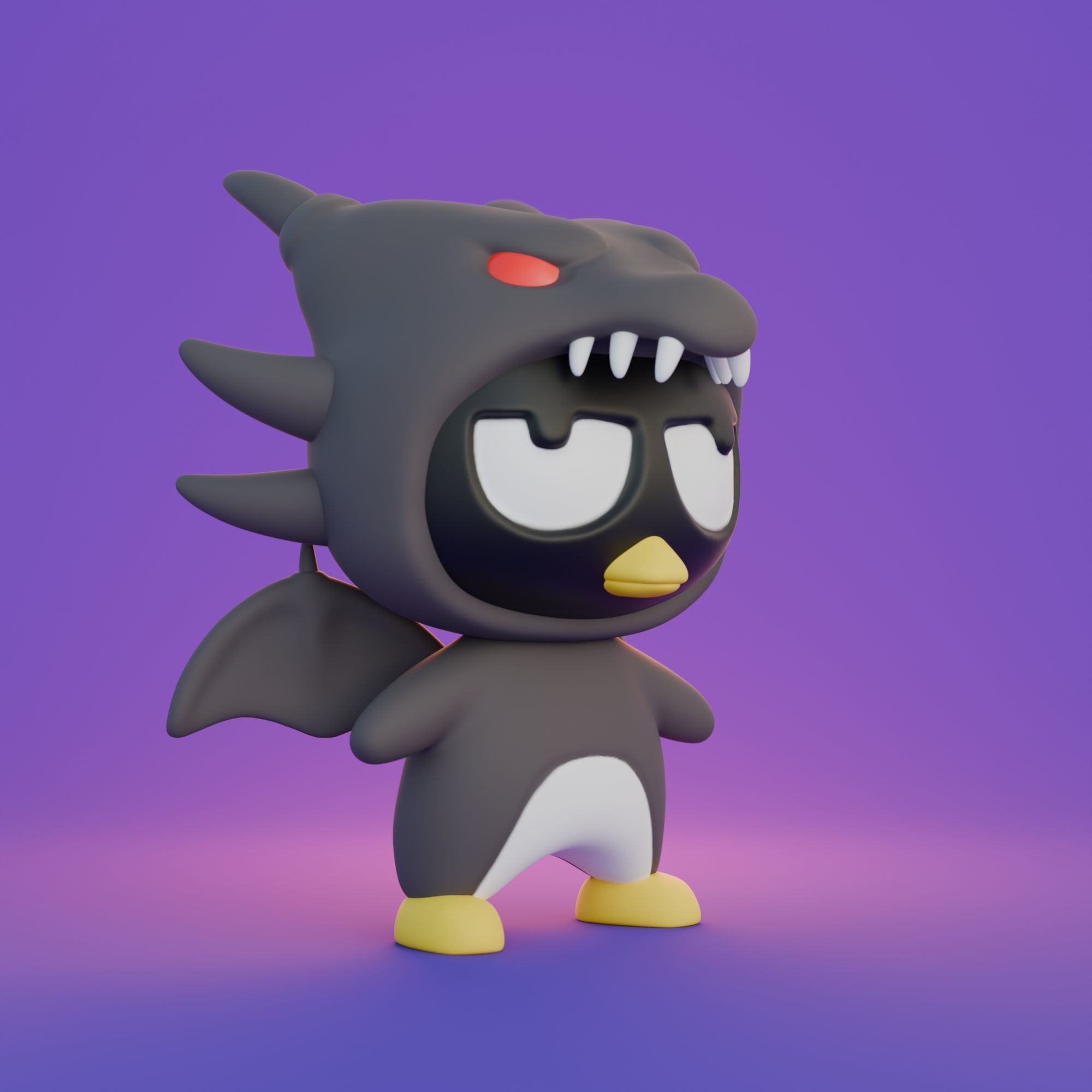 Hello Kitty Bad Badtz maru yugioh 2 designs 3D print model_4