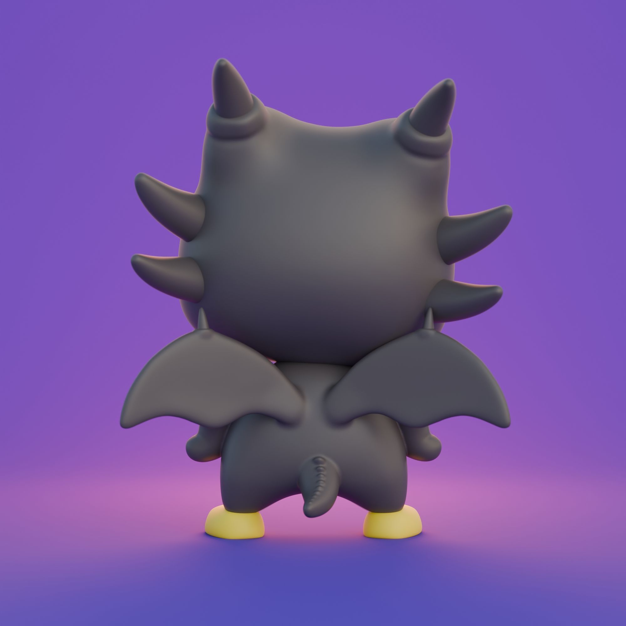 Hello Kitty Bad Badtz maru yugioh 2 designs 3D print model_2