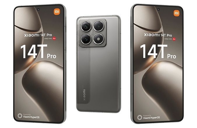 Xiaomi 14T Pro Titan Gray 3D model
