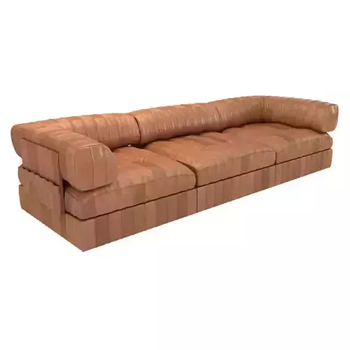 De Sede DS88 lounge sofa Switzerland 1970 3D model