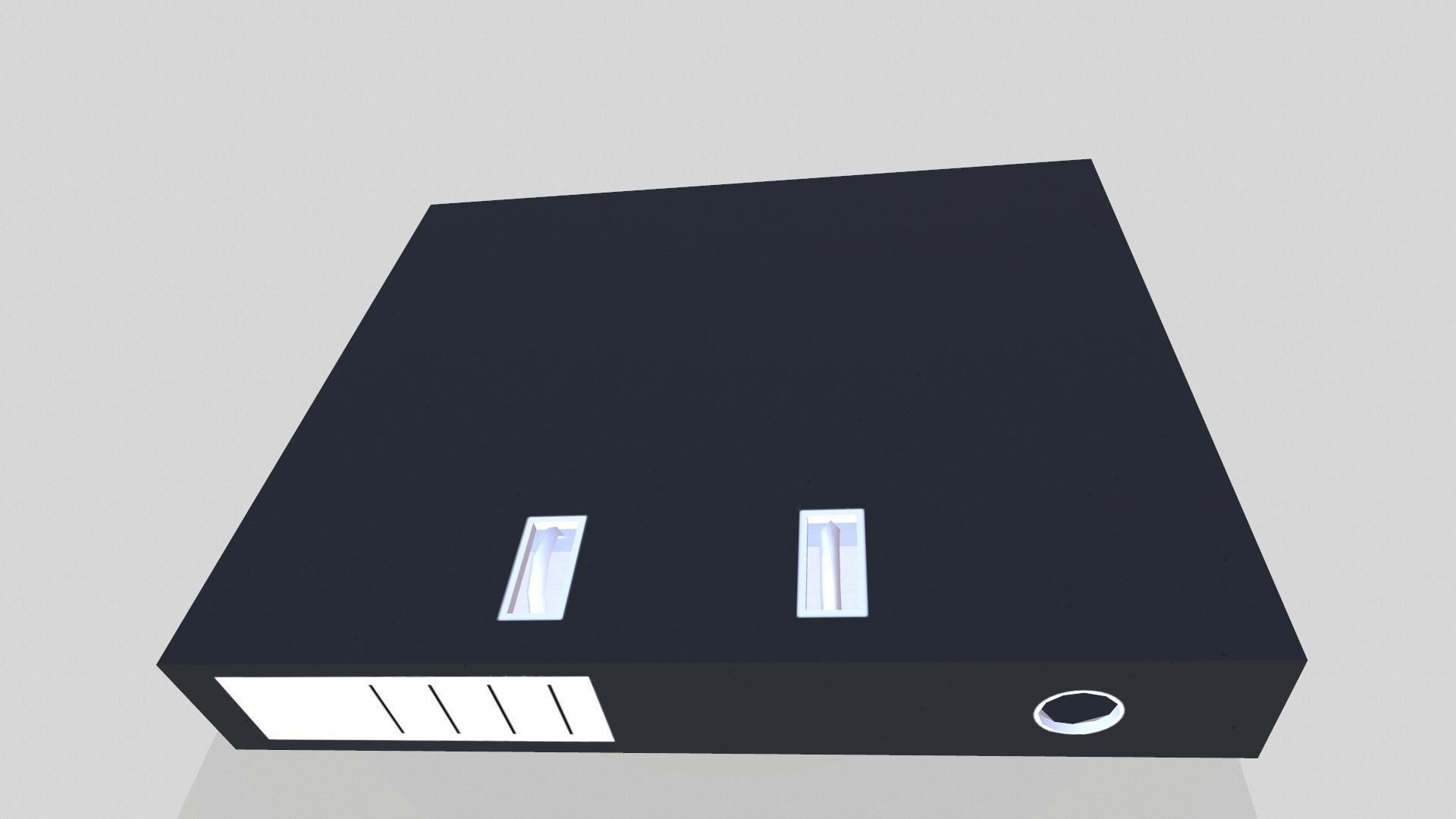 Folder Low-poly 3D model_4