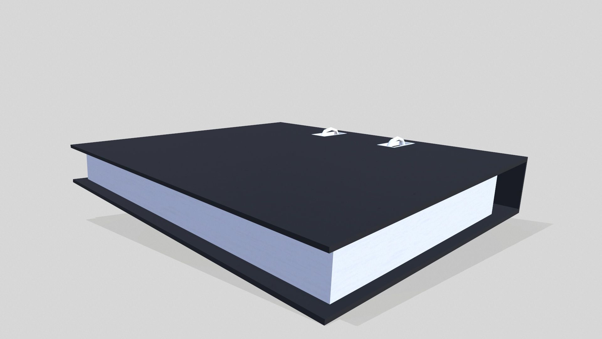 Folder Low-poly 3D model_5