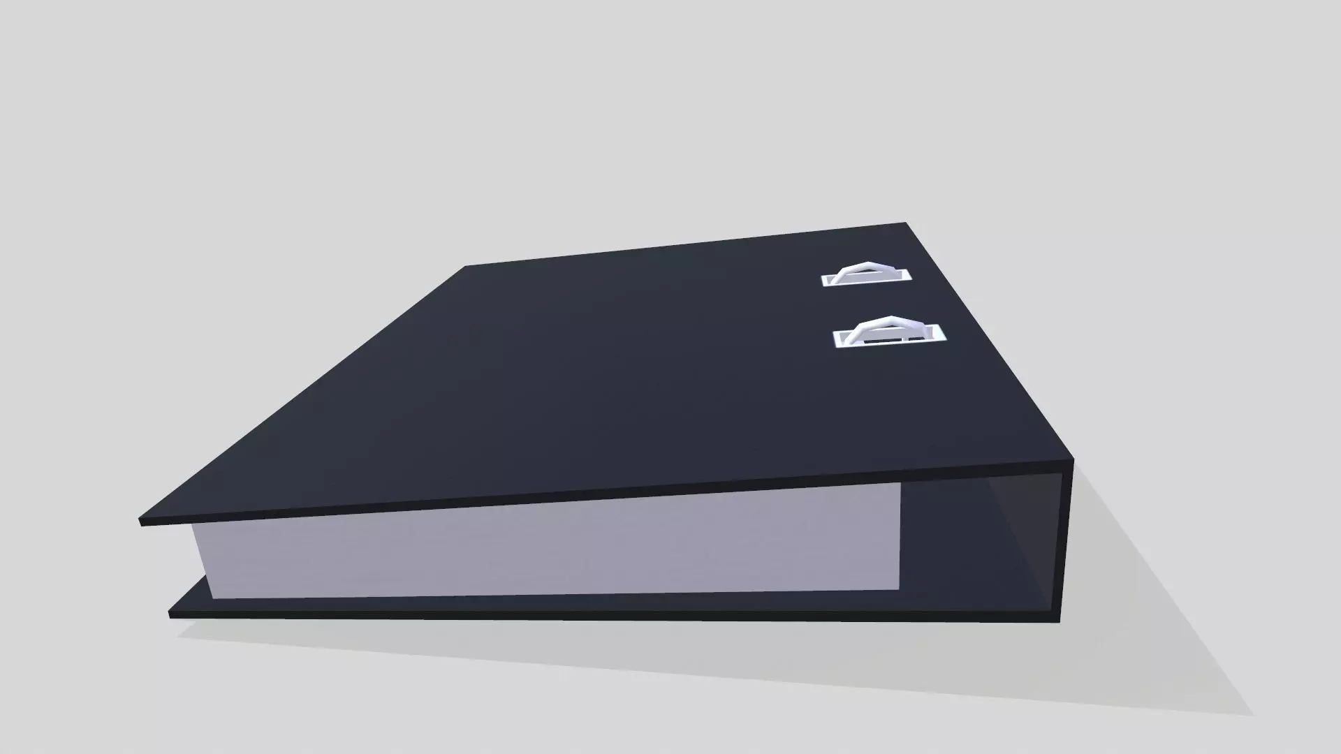 Folder Low-poly 3D model_0
