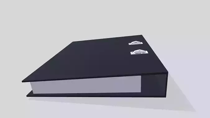 Folder Low-poly 3D model