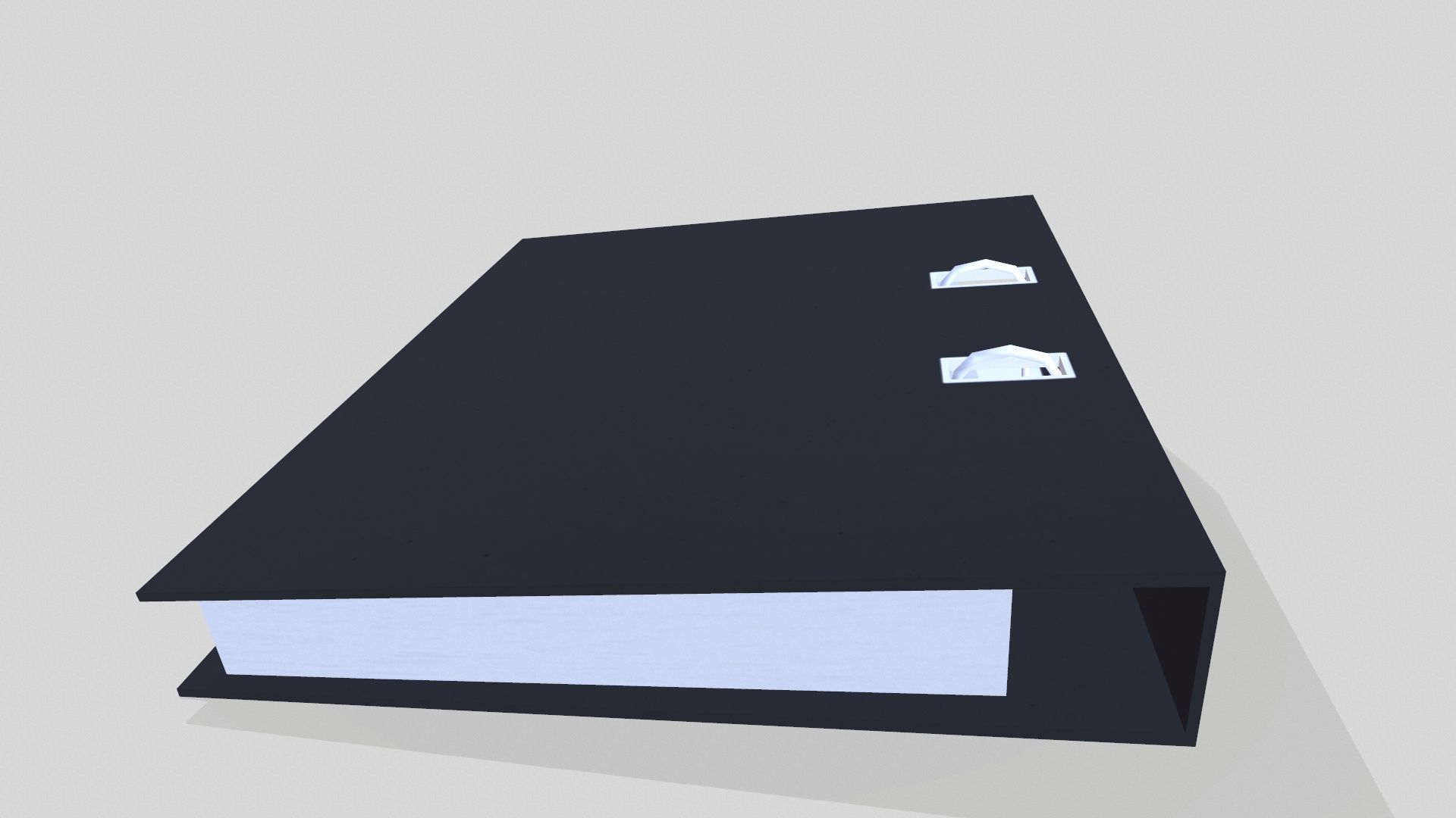 Folder Low-poly 3D model_6