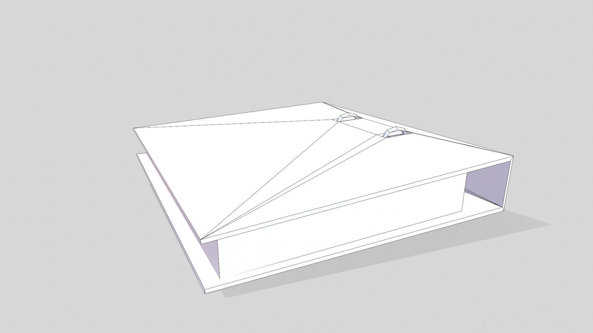 Folder Low-poly 3D model_8