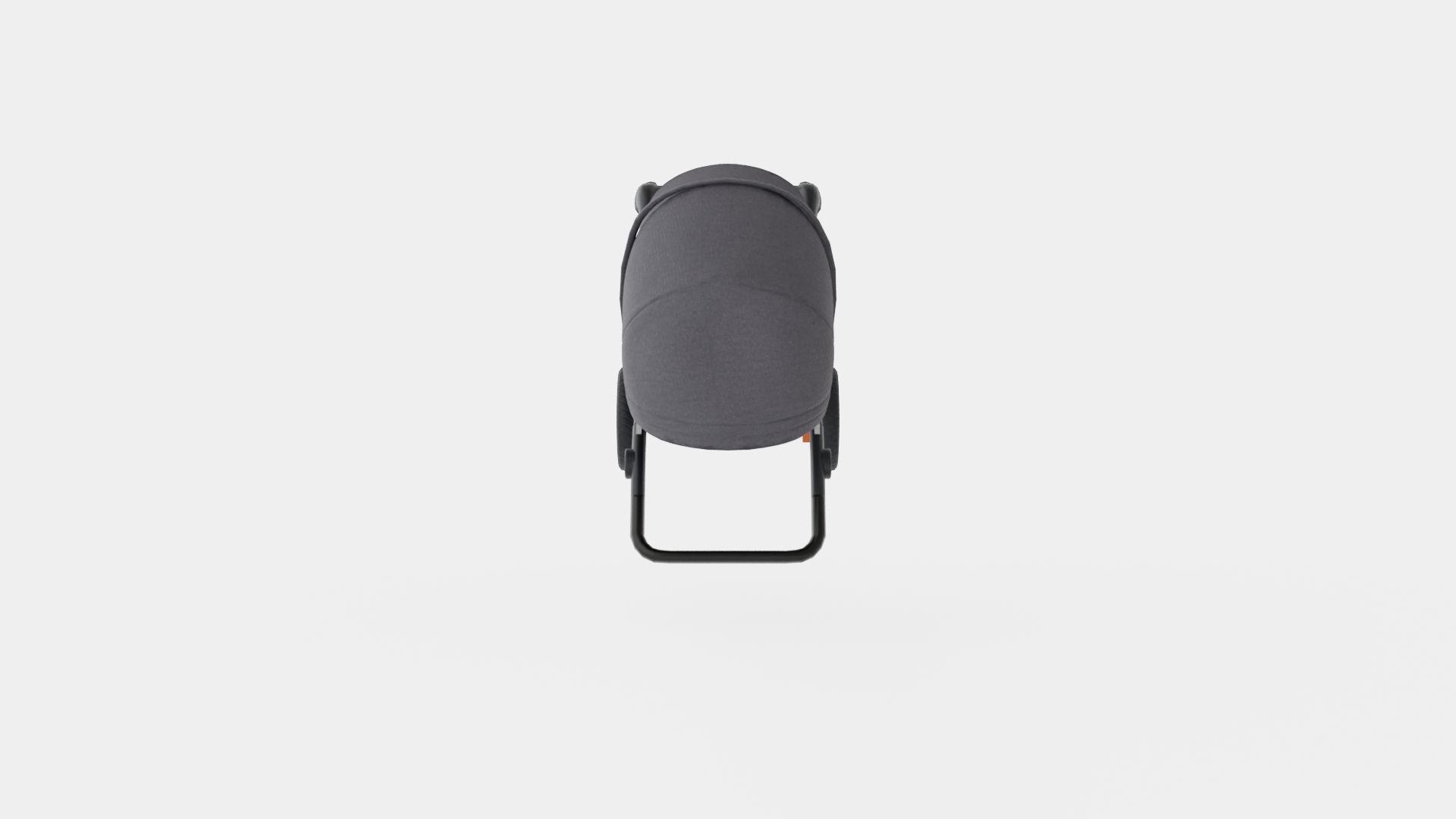 Baby Stroller Low-poly 3D model_5