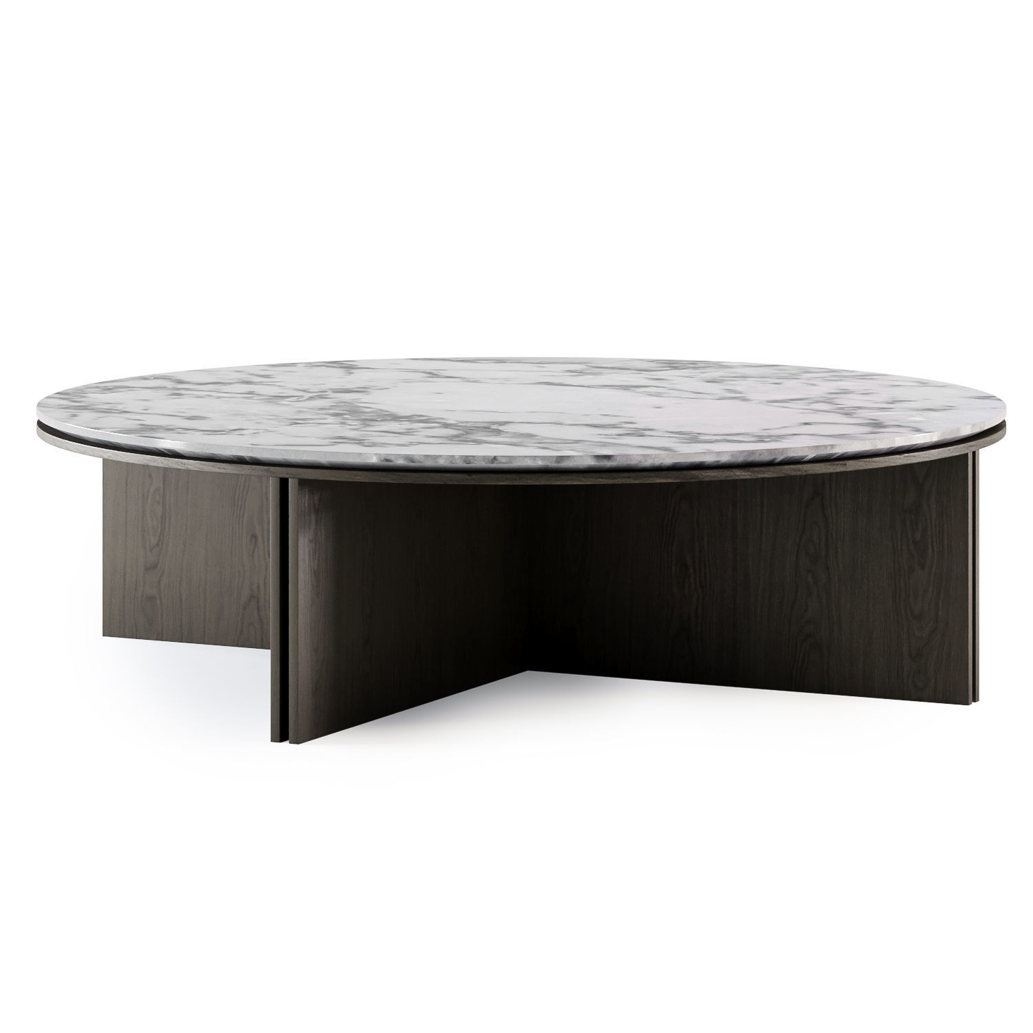 slot round coffee table 3D model_3