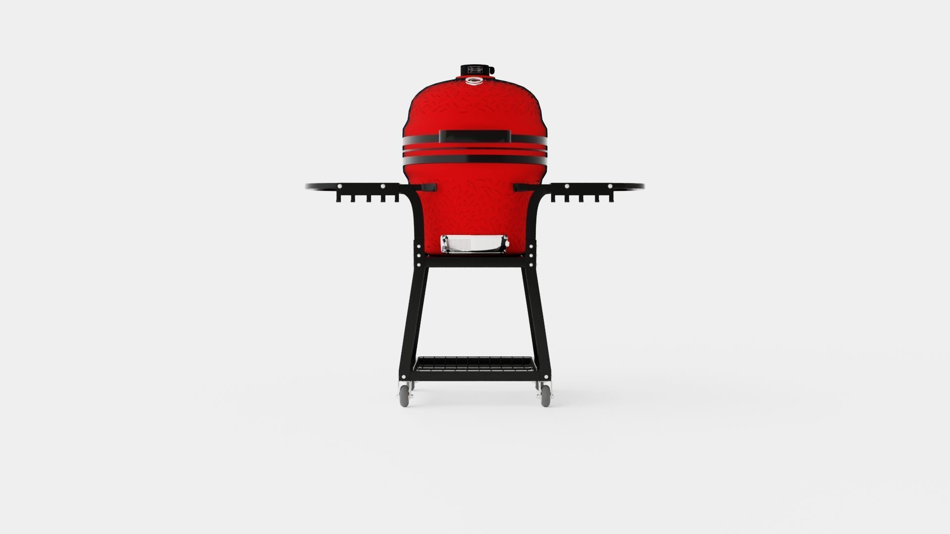 Charcoal Grill Low-poly 3D model_1