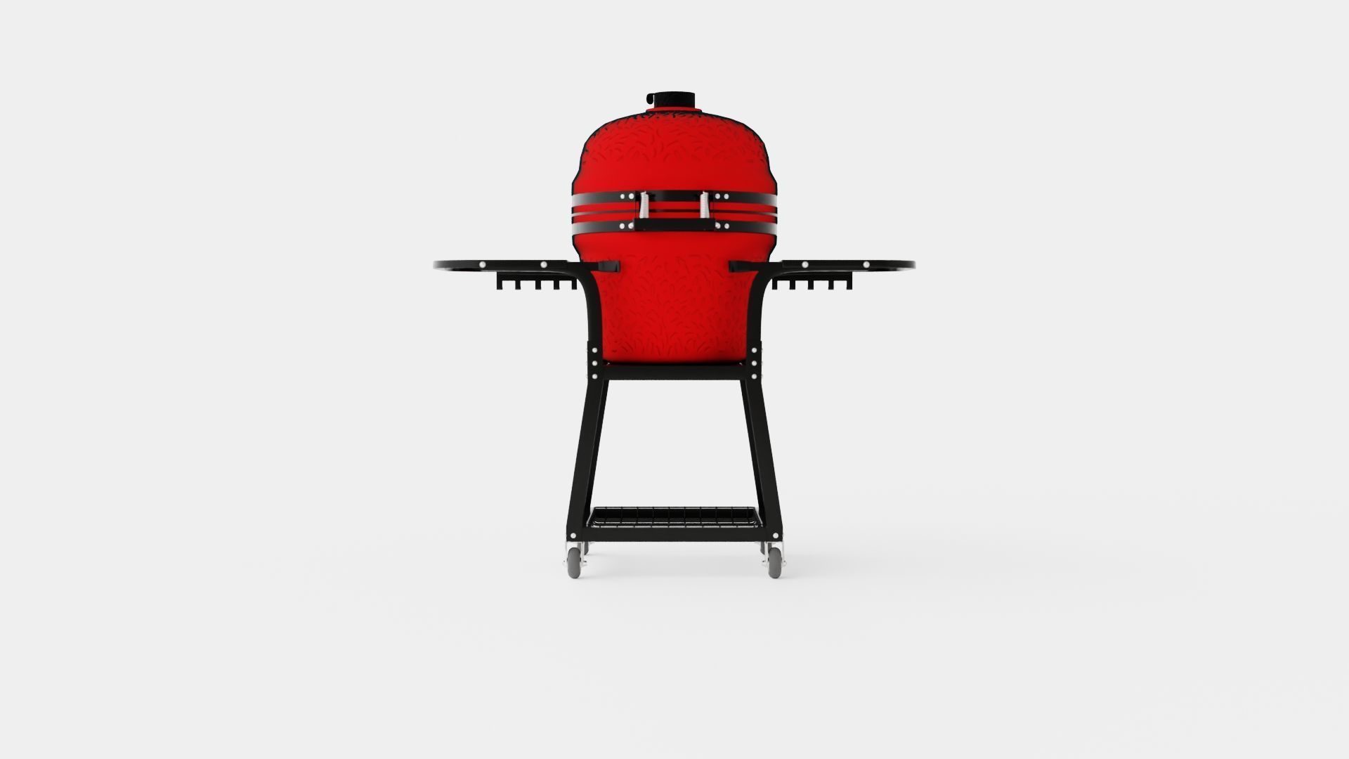 Charcoal Grill Low-poly 3D model_4