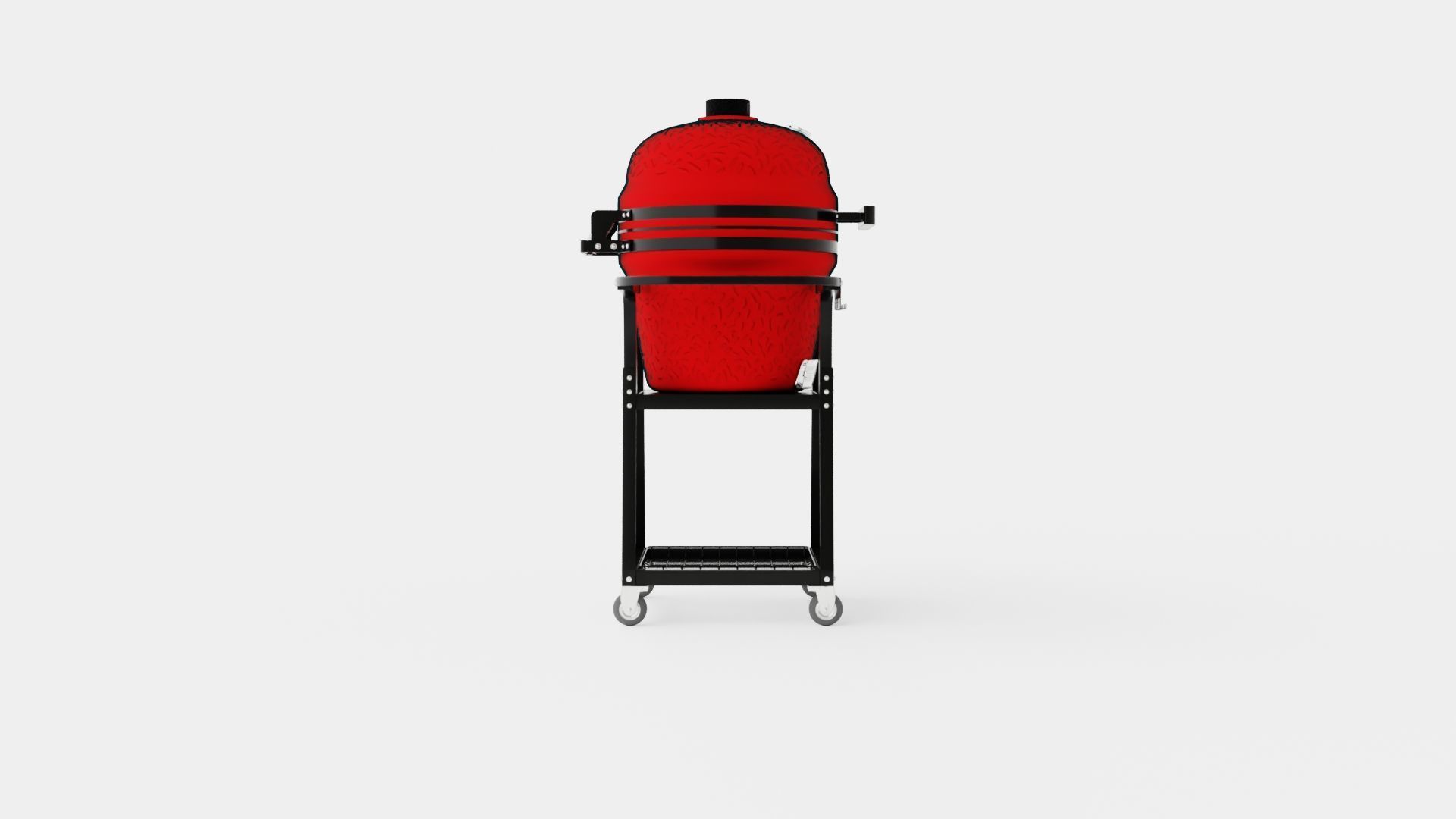 Charcoal Grill Low-poly 3D model_2
