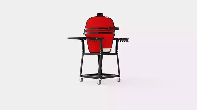 Charcoal Grill Low-poly 3D model