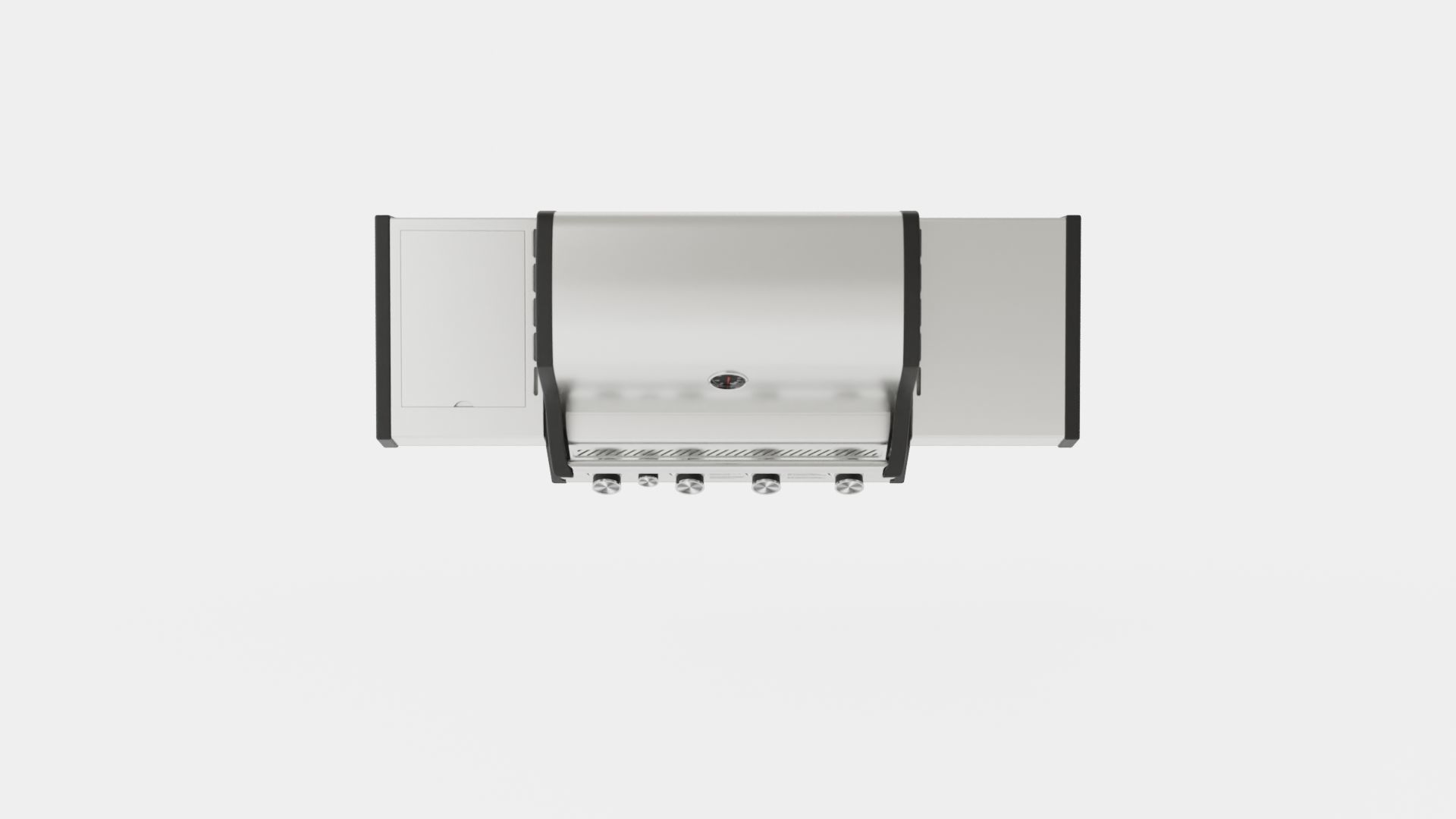 Barbecue Grill Low-poly 3D model_5