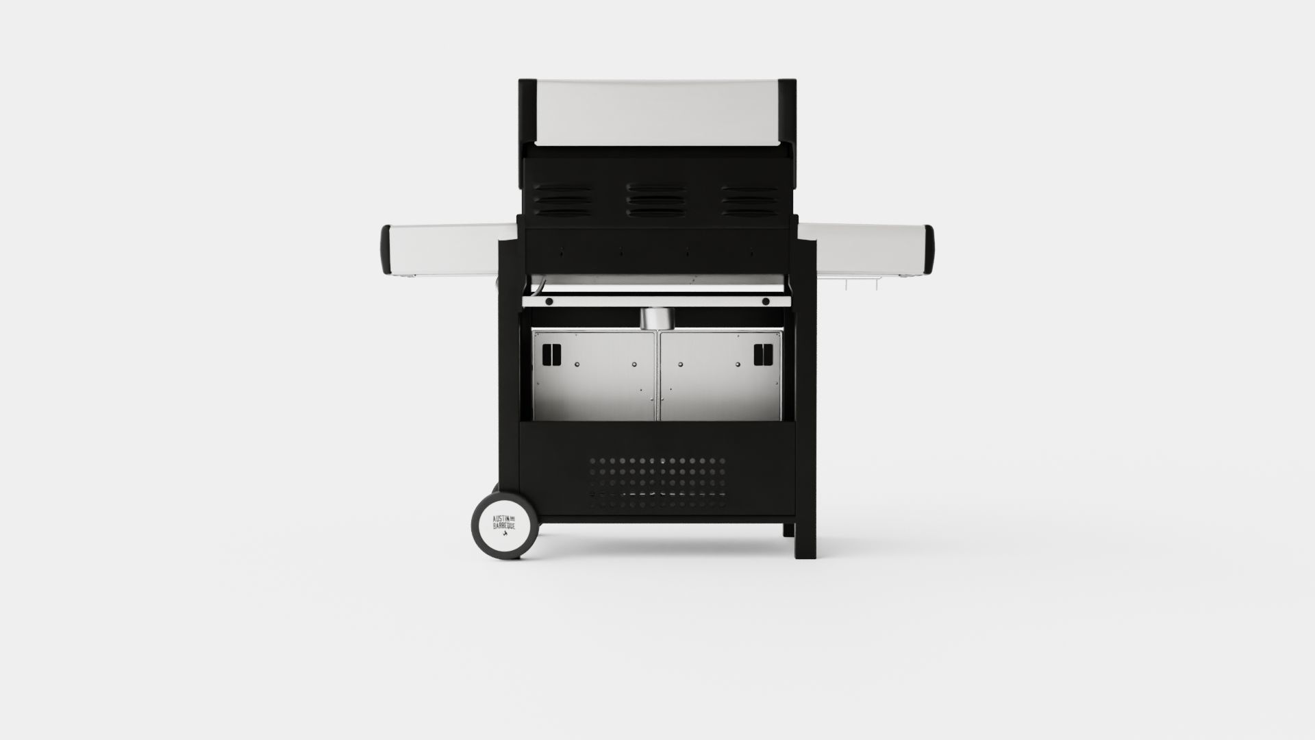 Barbecue Grill Low-poly 3D model_4