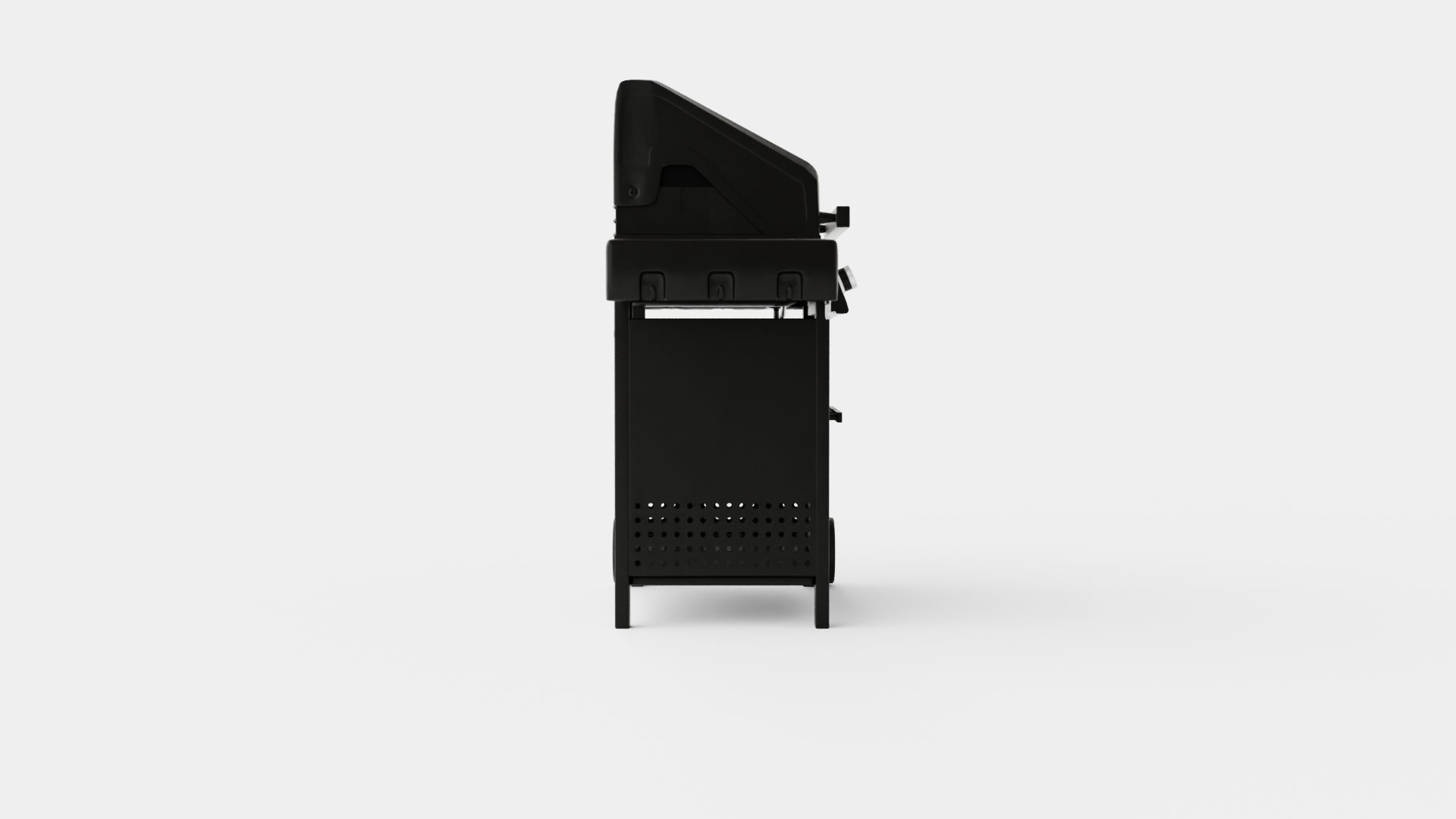 Barbecue Grill Low-poly 3D model_2