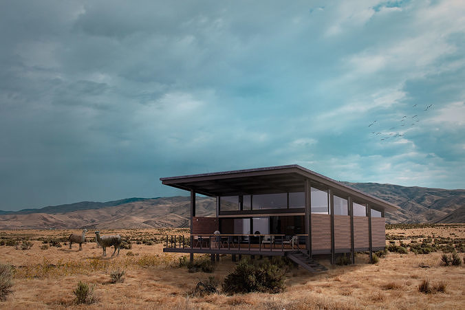 Rancho house model ArchViz Free 3D model