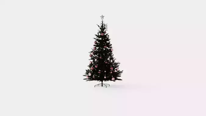 Christmas Tree Low-poly 3D model