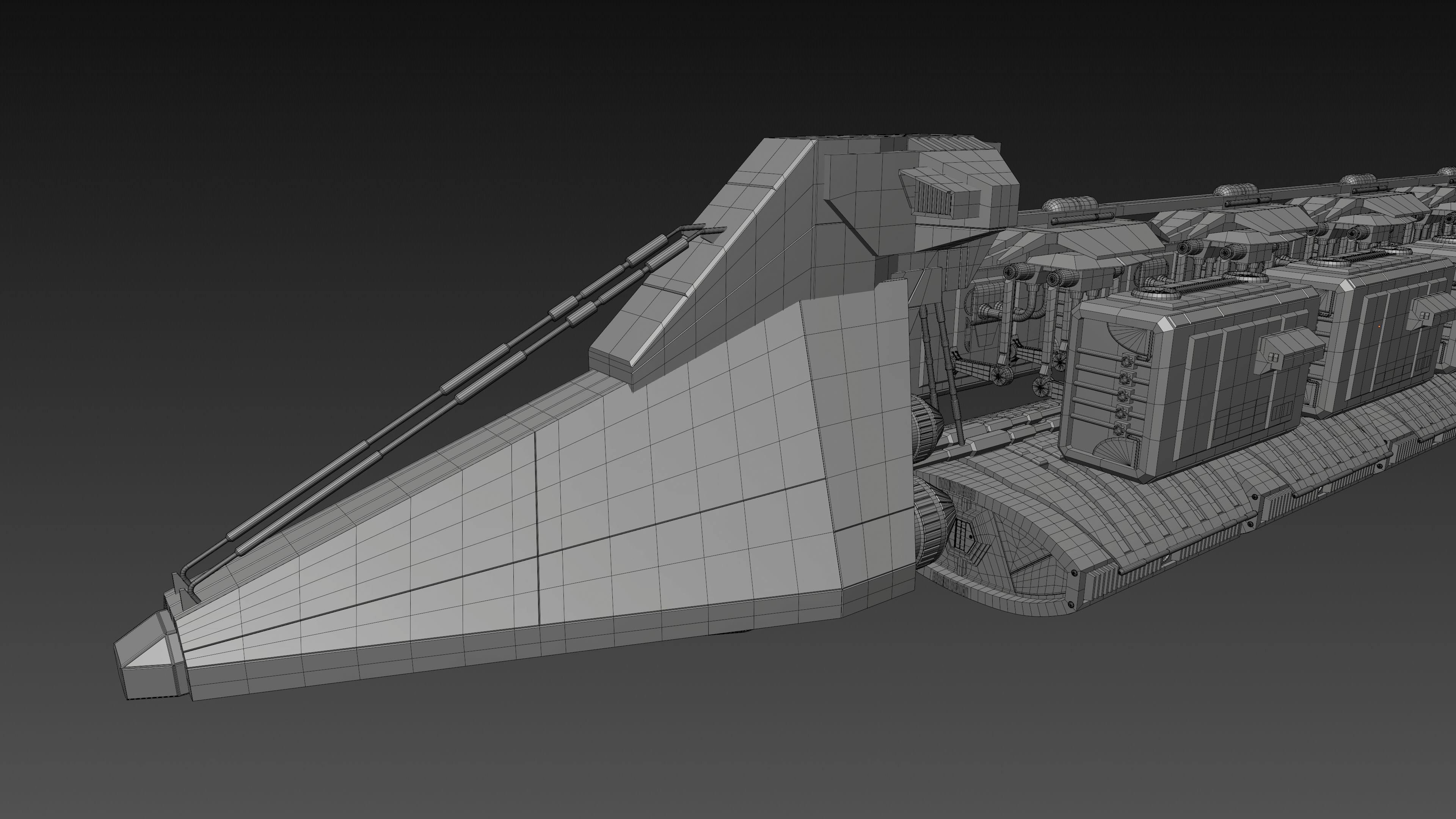 Battlestar Galactica - Perseus Freighter 3D model_13