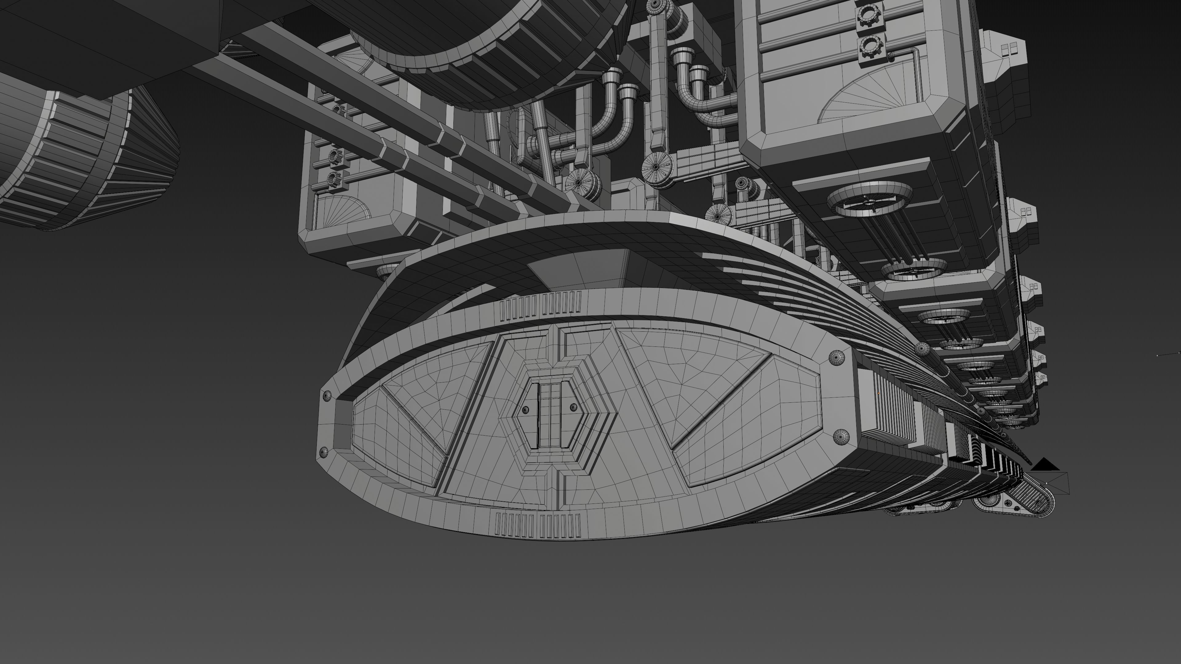 Battlestar Galactica - Perseus Freighter 3D model_16