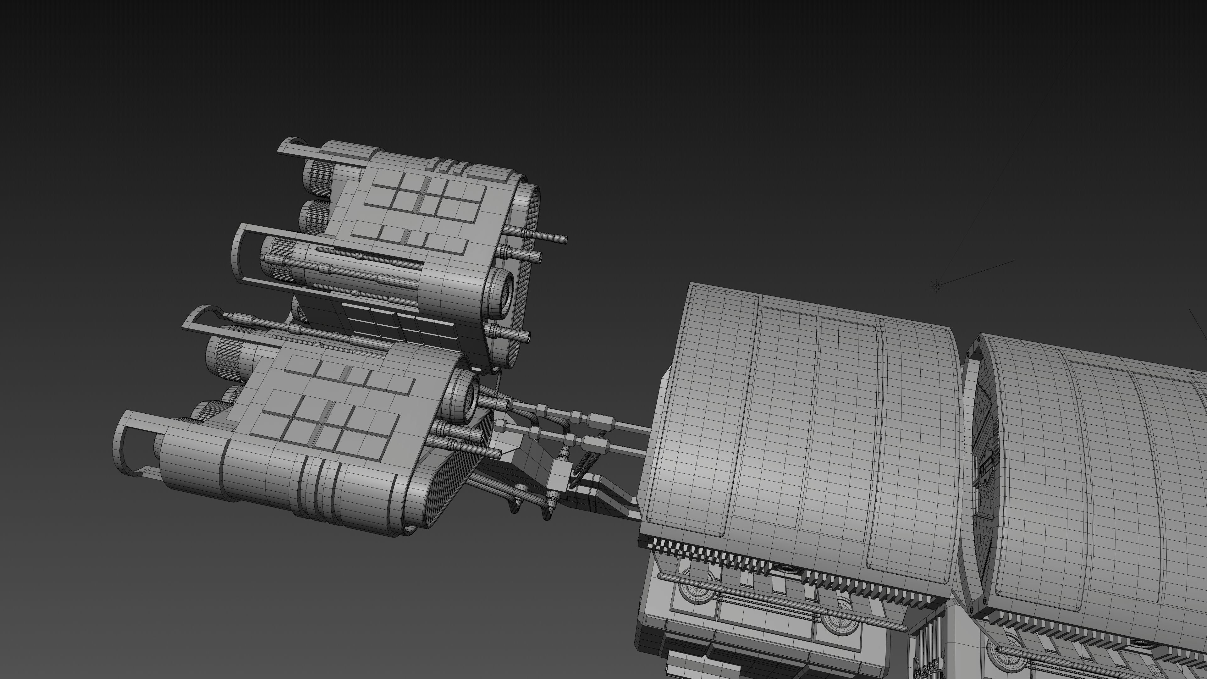 Battlestar Galactica - Perseus Freighter 3D model_18