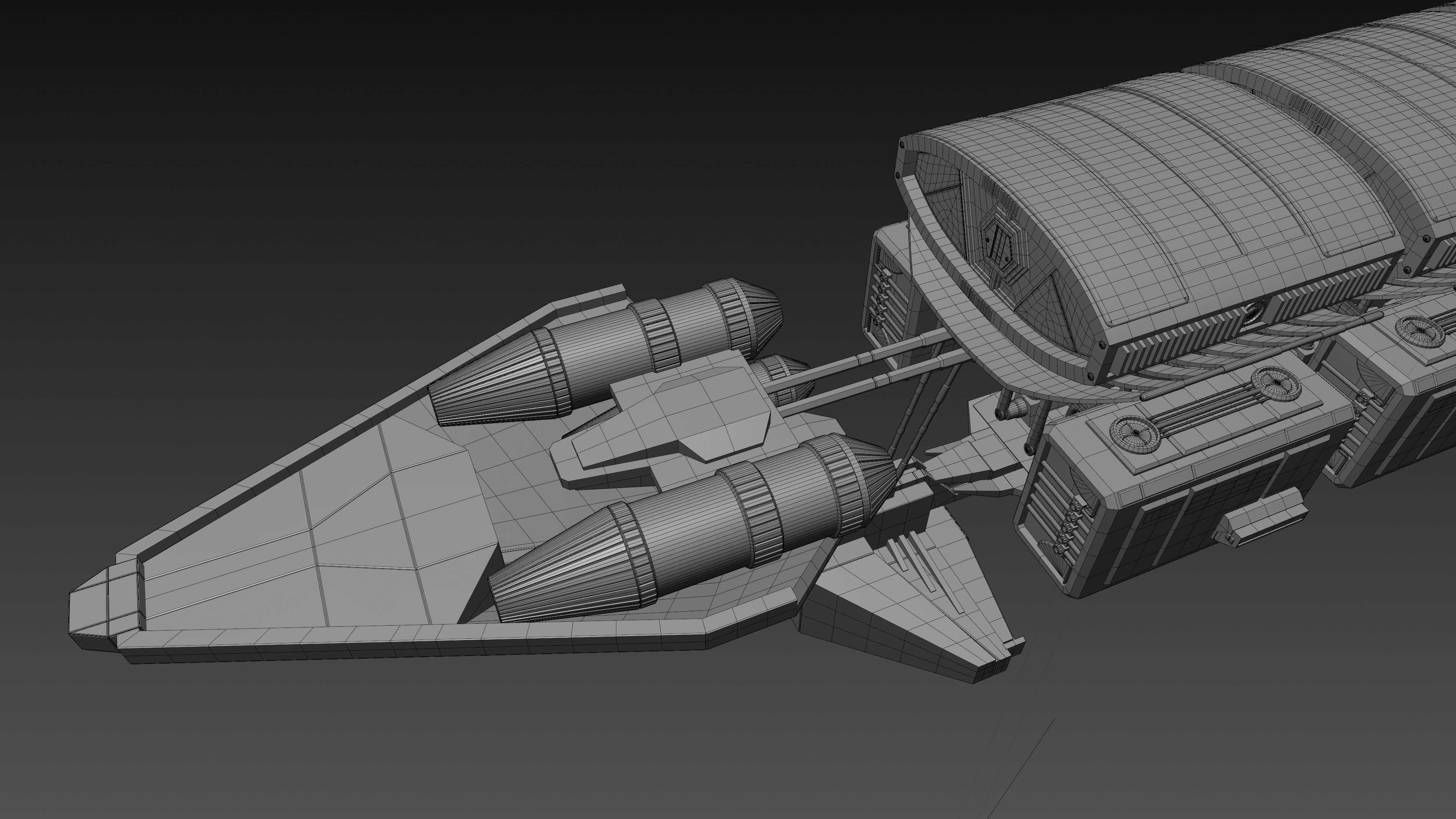 Battlestar Galactica - Perseus Freighter 3D model_19