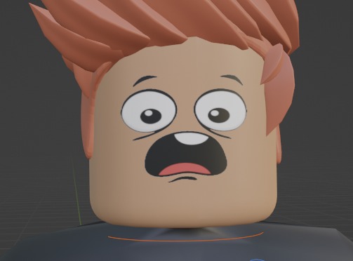 Roblox 3D character rigged expression Low-poly 3D model_3