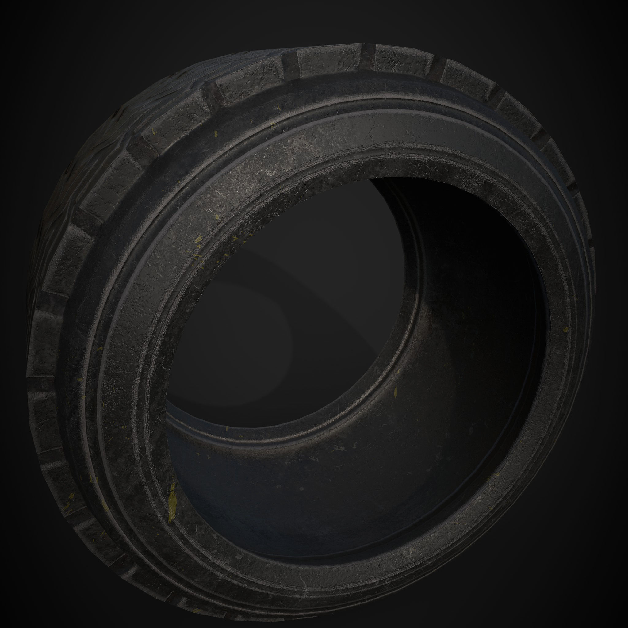 TYRE LOWPOLY GAME ASSET Low-poly 3D model_5