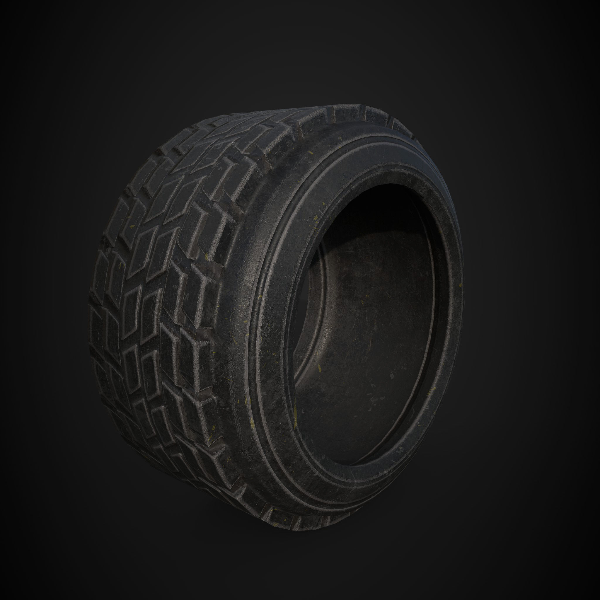 TYRE LOWPOLY GAME ASSET Low-poly 3D model_2