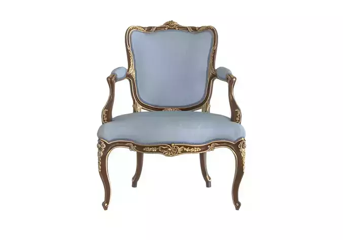 Chic light blue armchair by Modenese