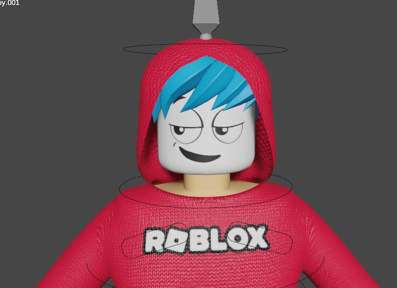 Roblox character 3D Low-poly 3D model_5