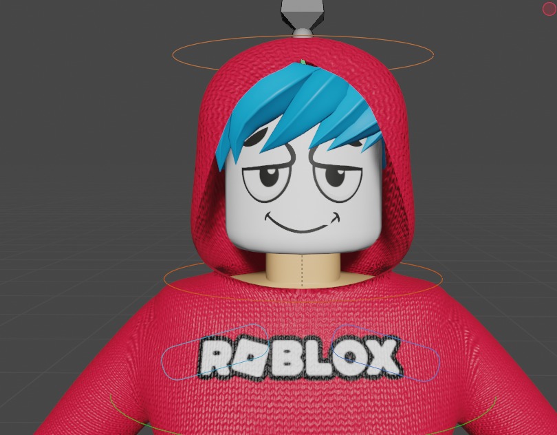 Roblox character 3D Low-poly 3D model_4