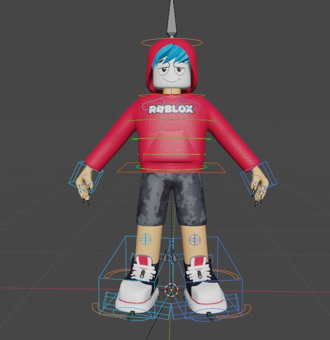 Roblox character 3D Low-poly 3D model_3