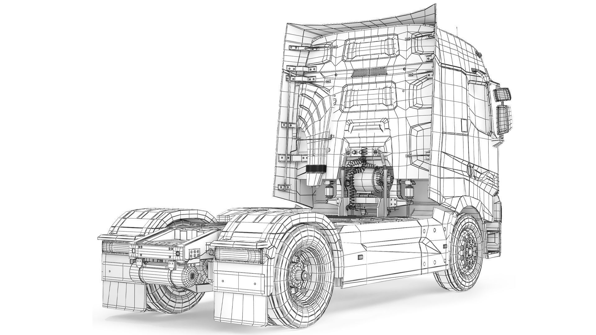 Renault T520 4x2 2018 3D model_9