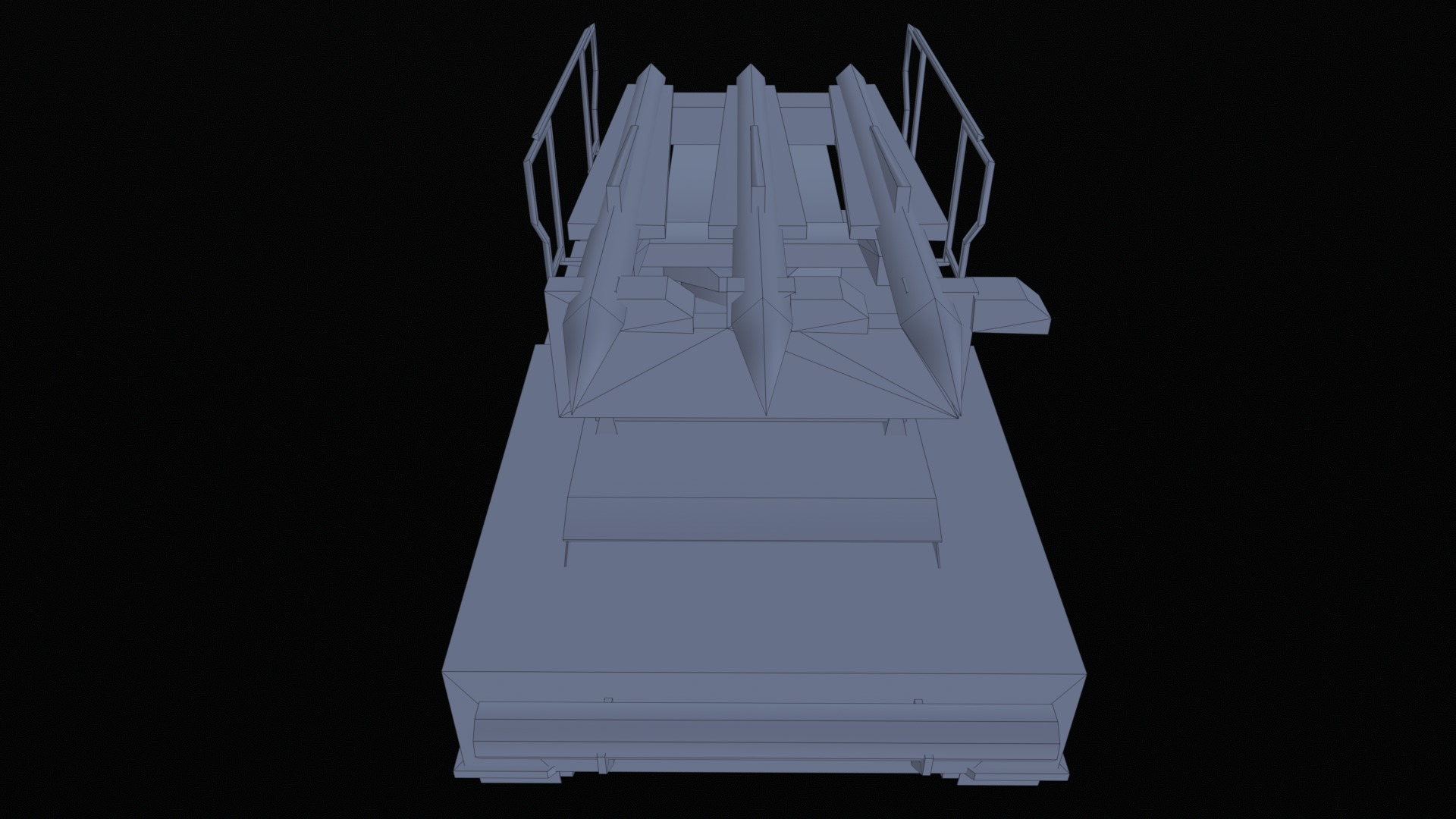 Asset - Army - SA 6 Gainful - 3D MODEL Low-poly Low-poly 3D model_13