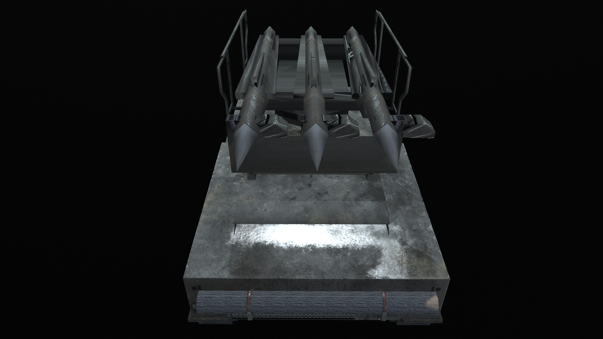 Asset - Army - SA 6 Gainful - 3D MODEL Low-poly Low-poly 3D model_25