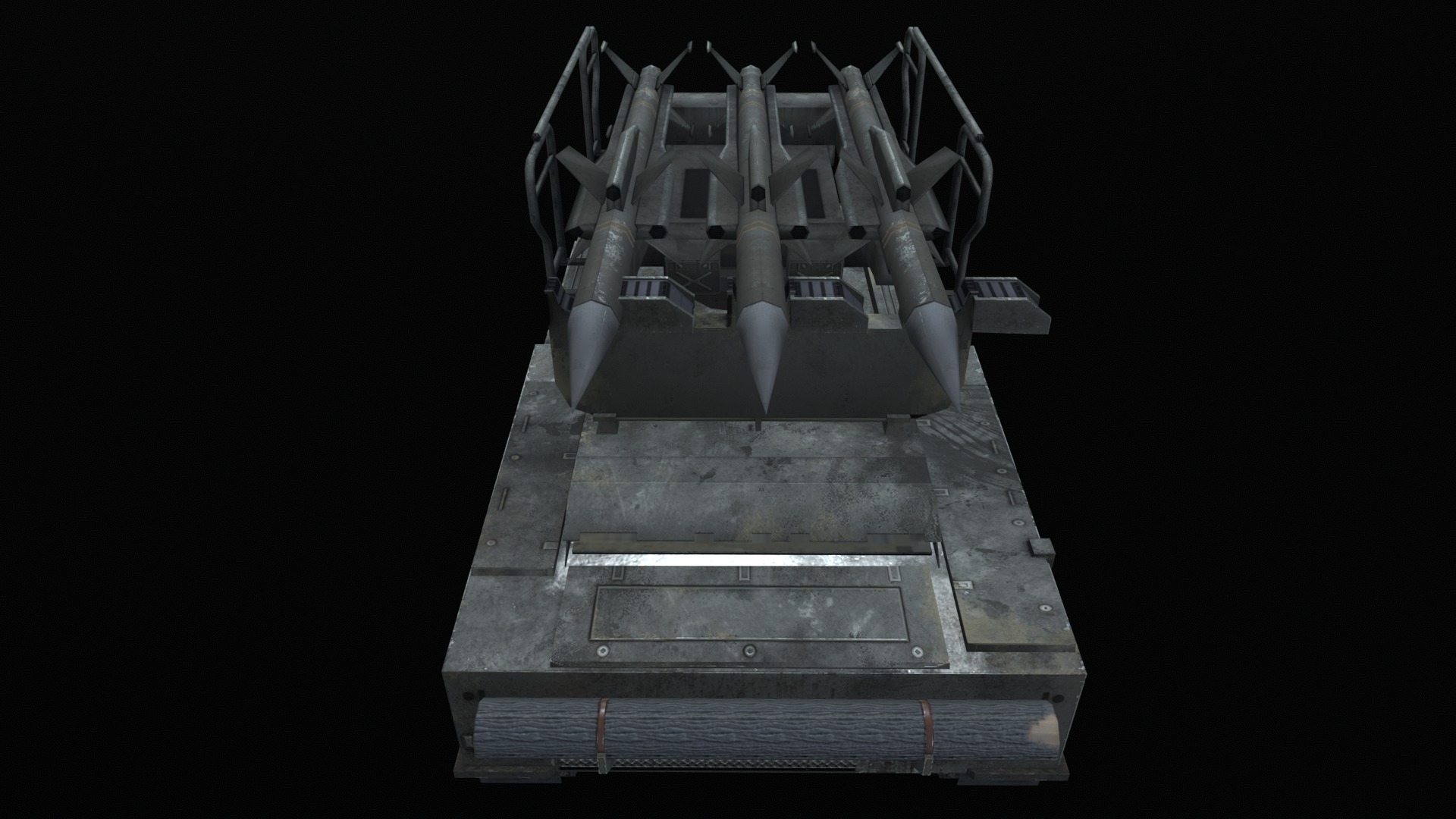 Asset - Army - SA 6 Gainful - 3D MODEL Low-poly Low-poly 3D model_41