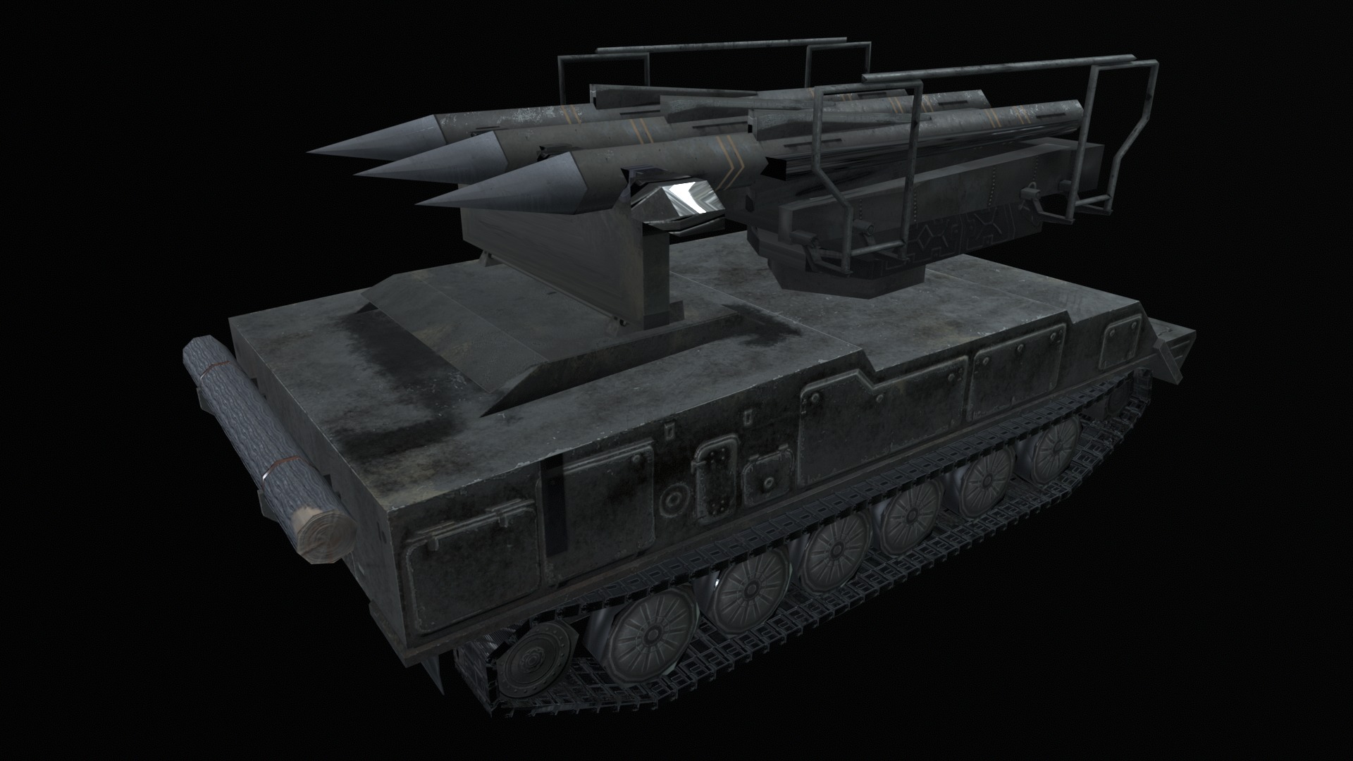 Asset - Army - SA 6 Gainful - 3D MODEL Low-poly Low-poly 3D model_36