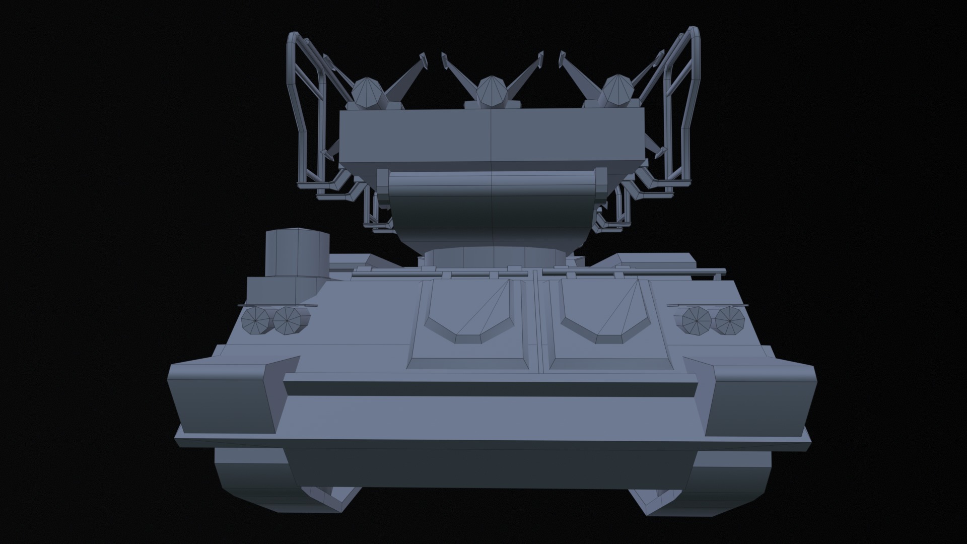 Asset - Army - SA 6 Gainful - 3D MODEL Low-poly Low-poly 3D model_34