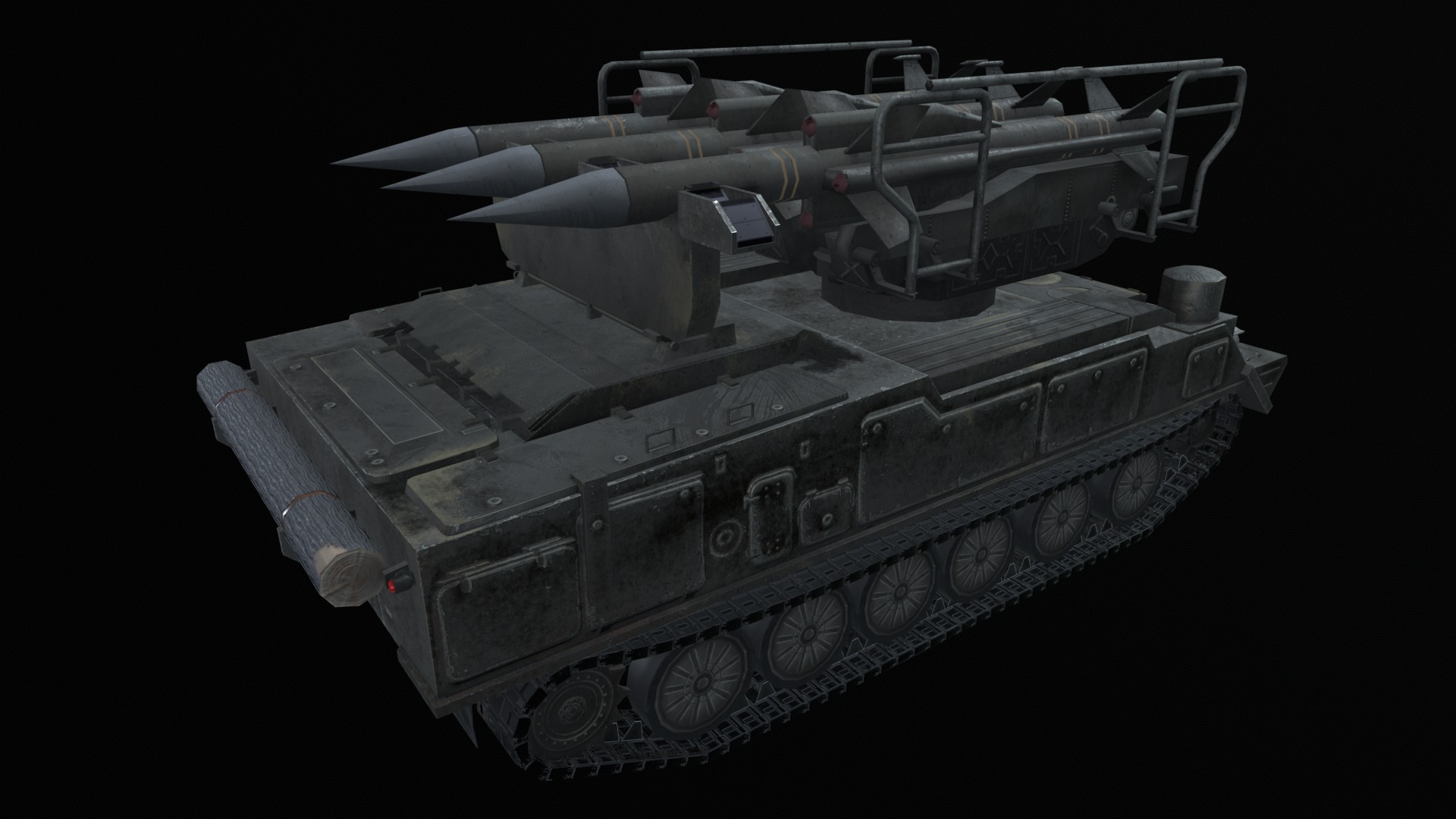Asset - Army - SA 6 Gainful - 3D MODEL Low-poly Low-poly 3D model_18