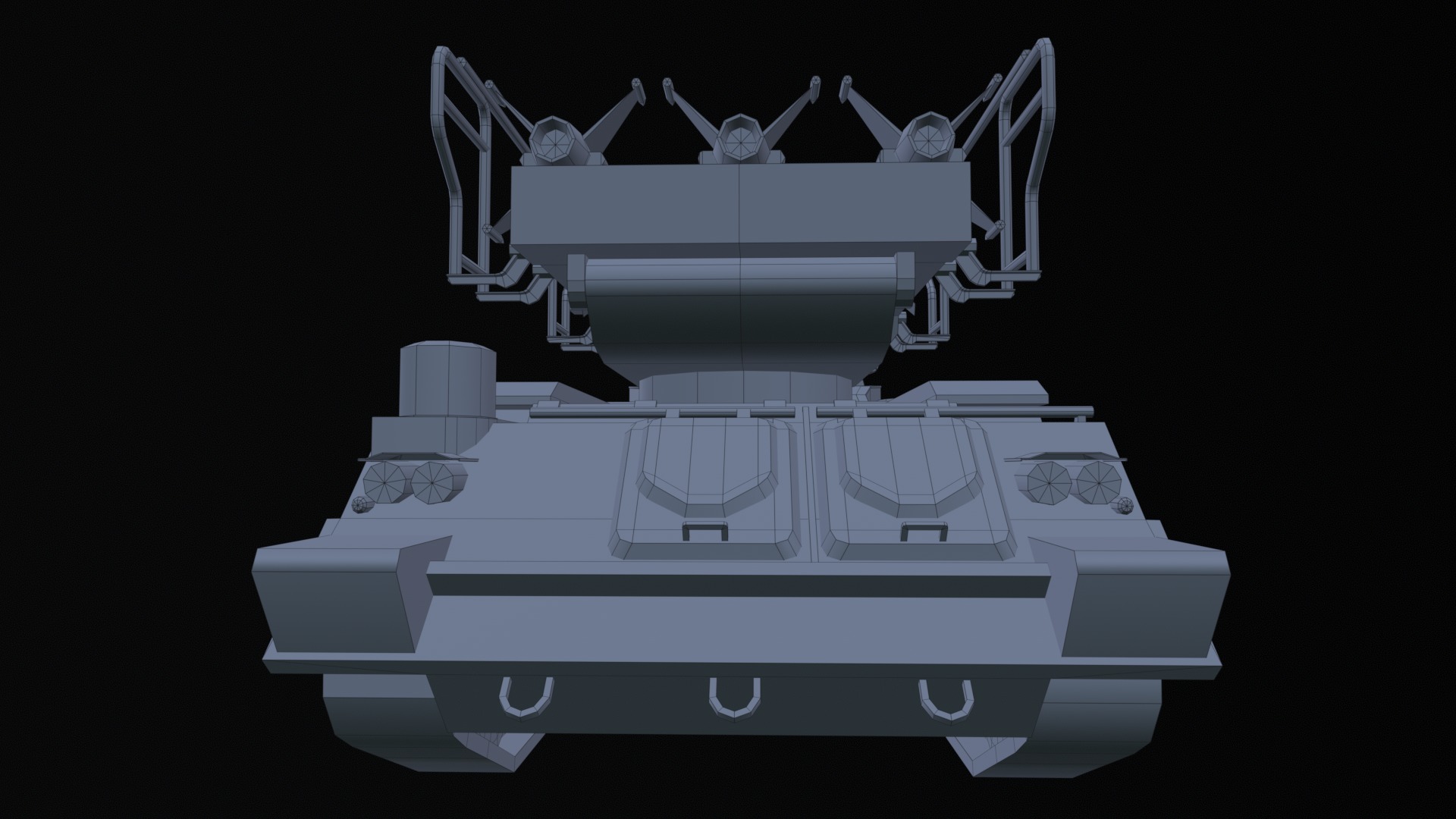 Asset - Army - SA 6 Gainful - 3D MODEL Low-poly Low-poly 3D model_42