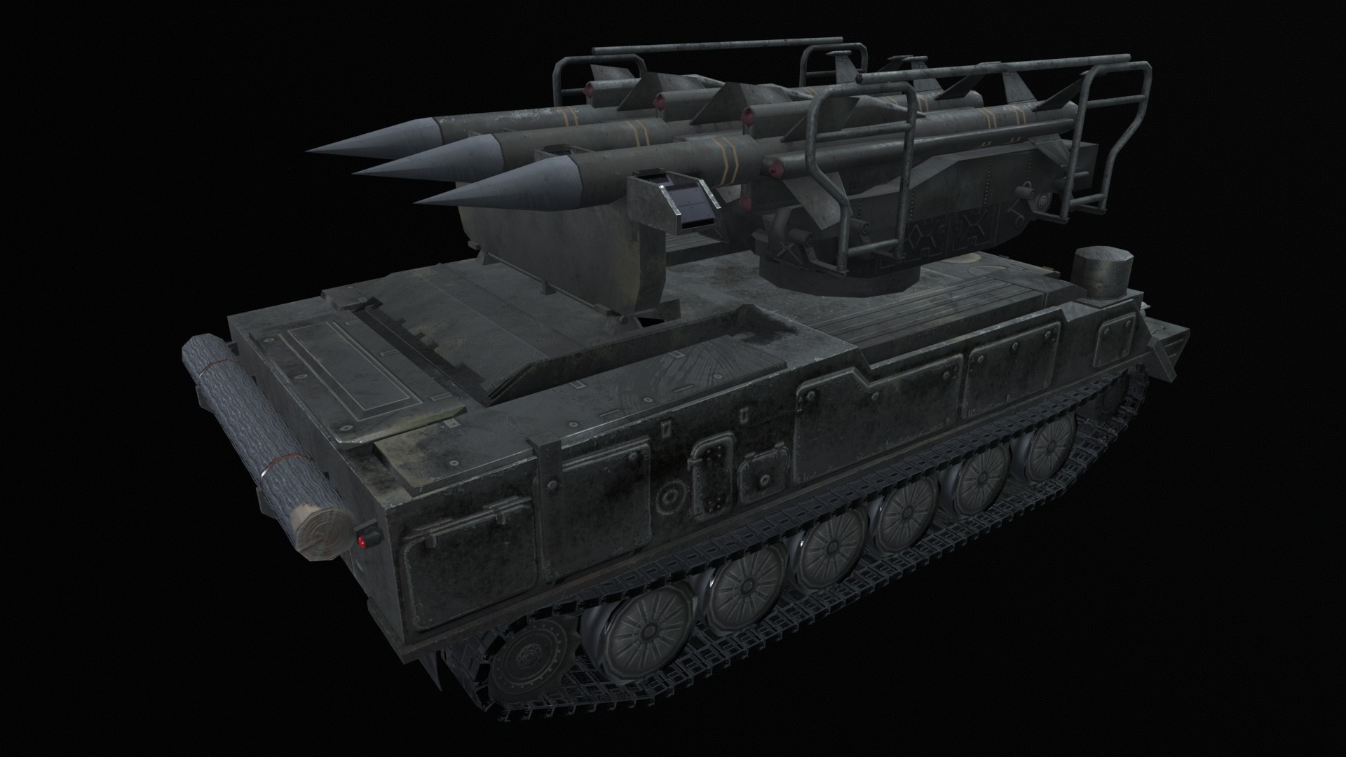 Asset - Army - SA 6 Gainful - 3D MODEL Low-poly Low-poly 3D model_31