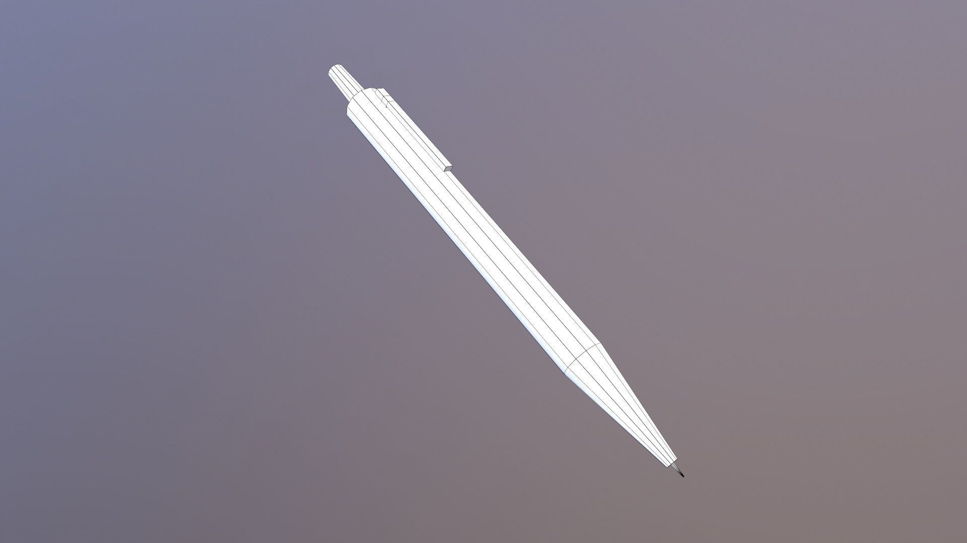 Pen 3D Model Low-poly 3D model_8