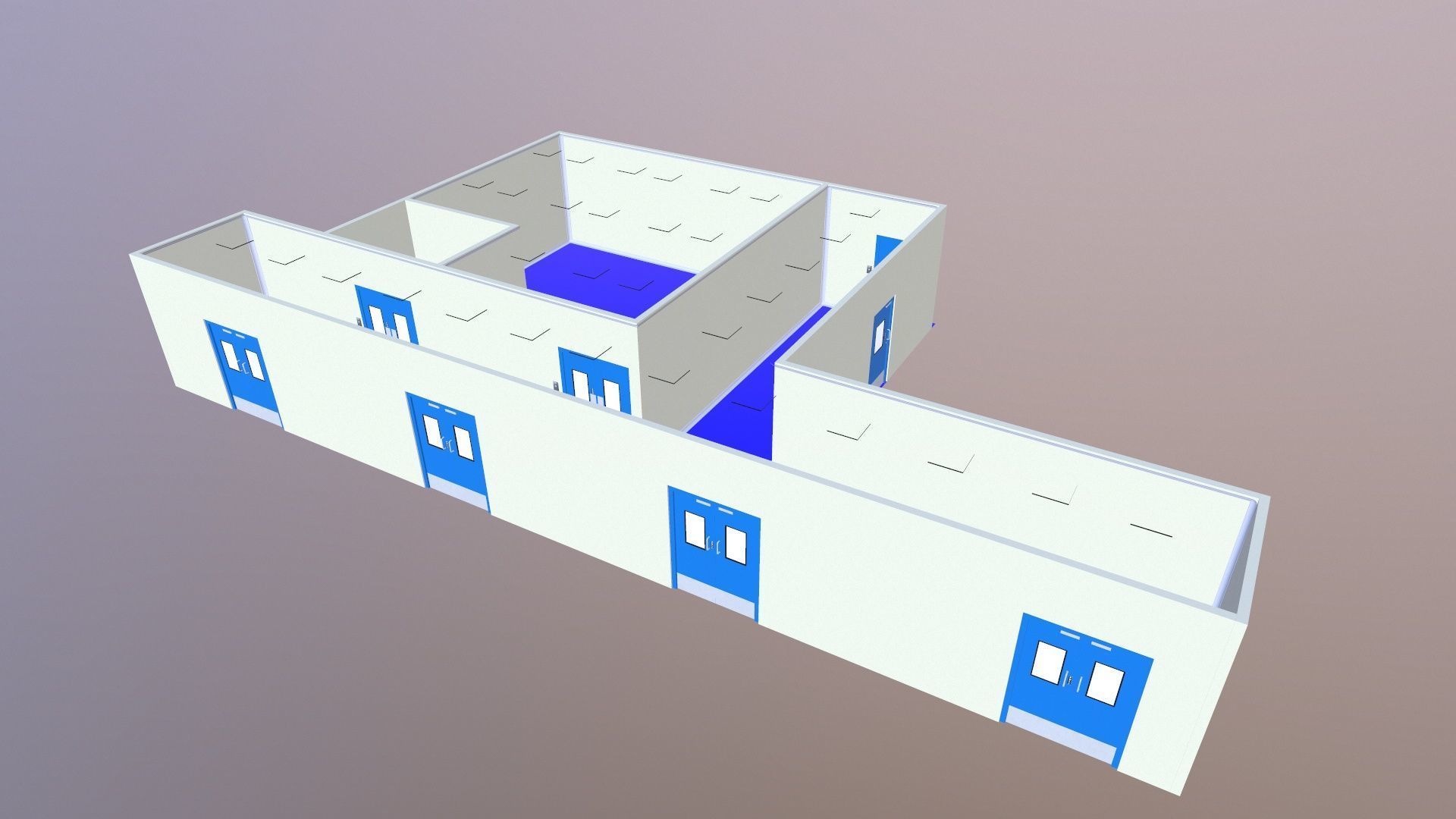 Pharma Room Low-poly 3D model_2