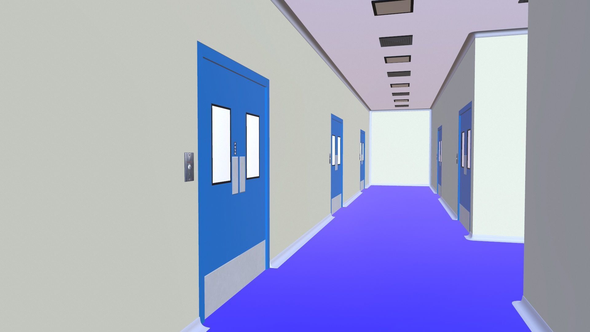 Pharma Room Low-poly 3D model_7
