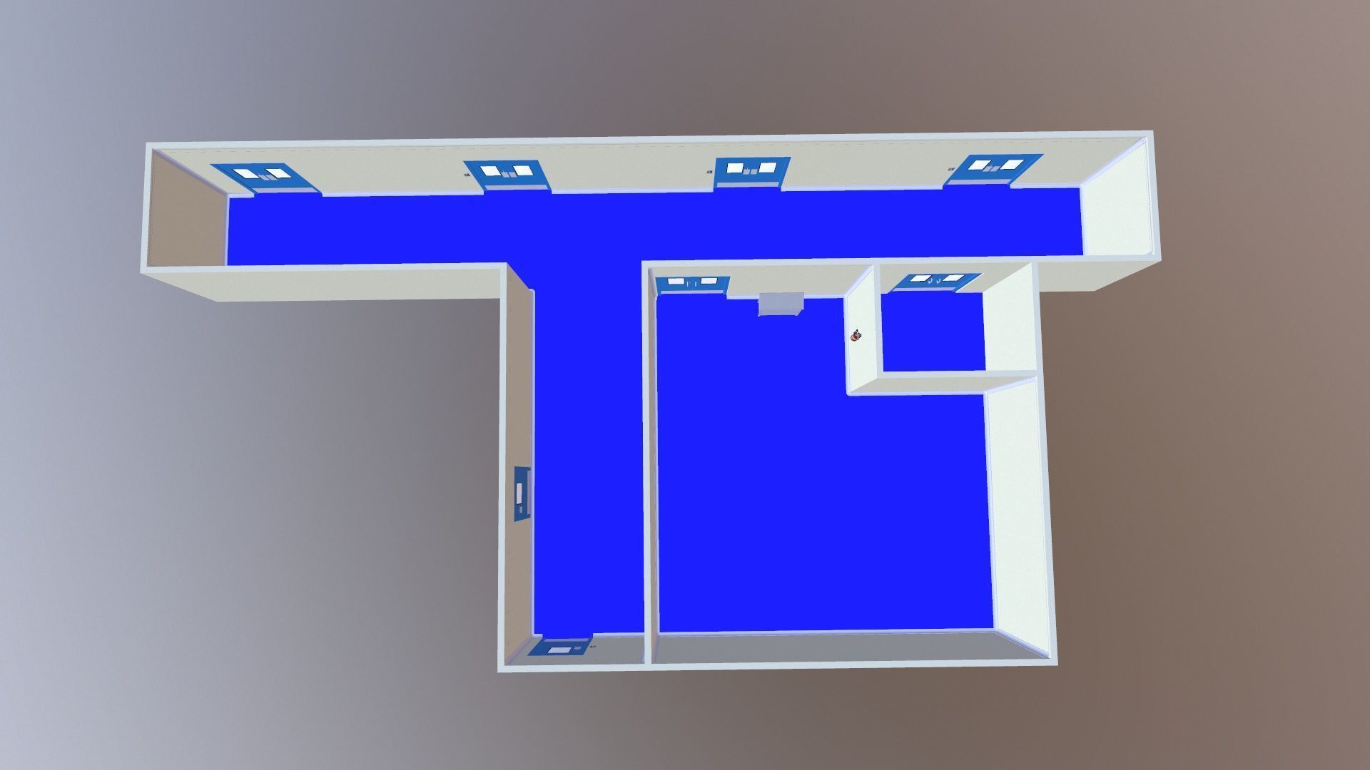 Pharma Room Low-poly 3D model_11
